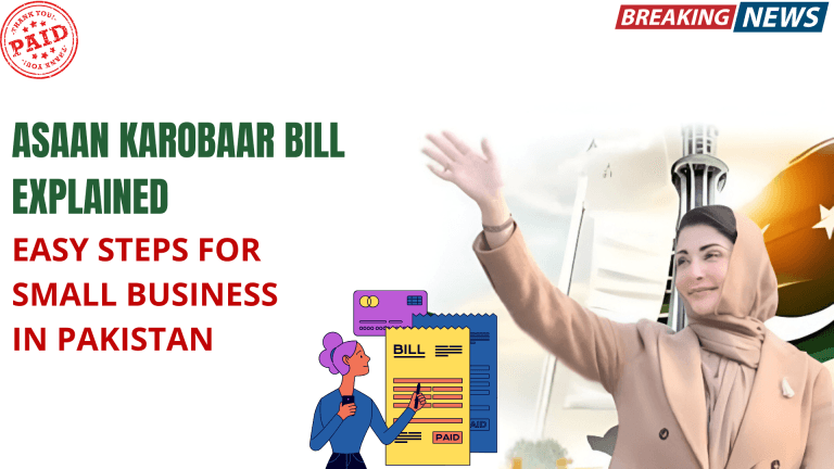 Asaan Karobaar Bill Explained: Easy Steps for Small Business in Pakistan