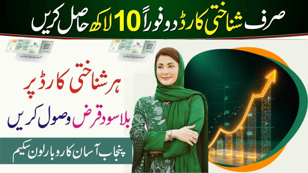 Apply for CM Punjab Asaan Karobar Card Loan & Maryam Nawaz Loan Scheme 2026