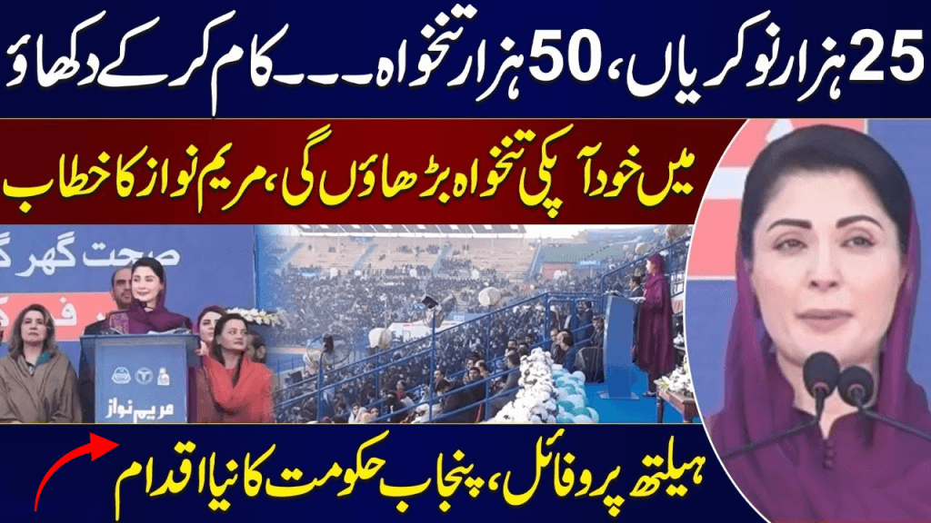 CM Punjab Govt Launches 25,000 Jobs with 50,000 Salary