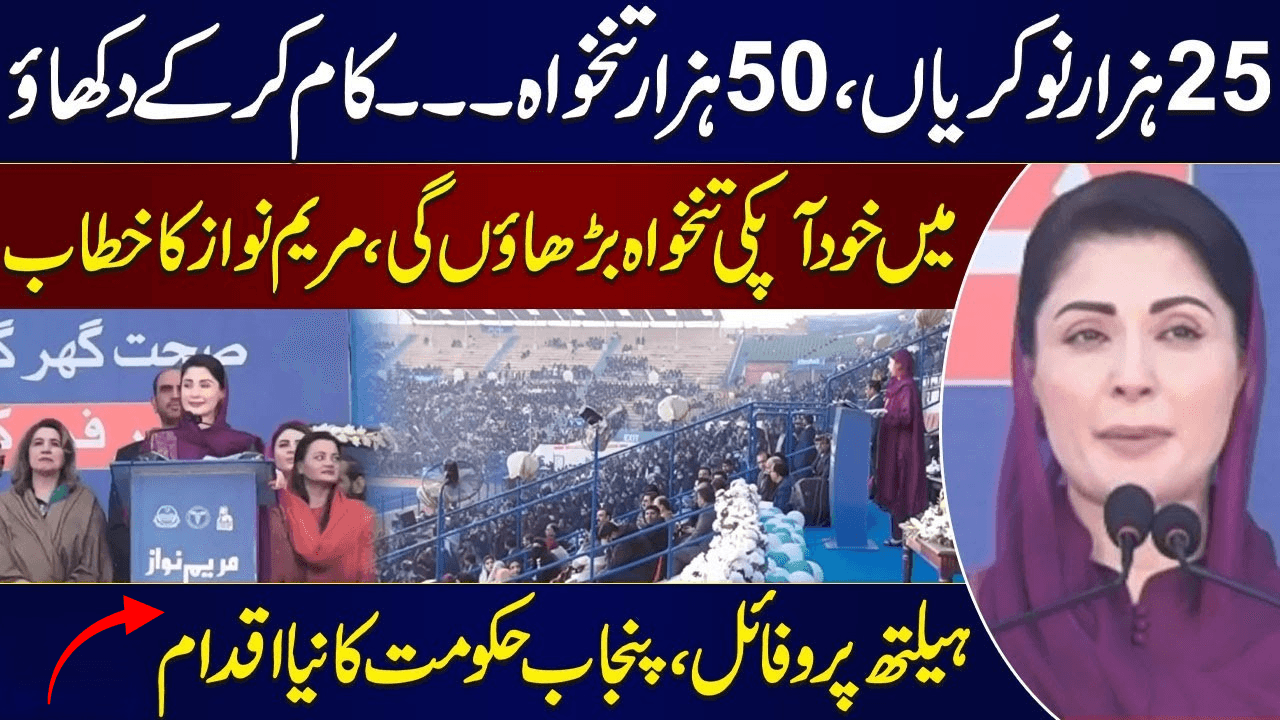CM Punjab Govt Launches 25,000 Jobs with 50,000 Salary
